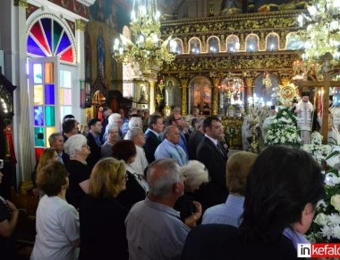 Το τελευταίο «αντίο» στον Γιώργο Κουρή είπαν συγγενείς, φίλοι και συνεργάτες στην Κεφαλονιά